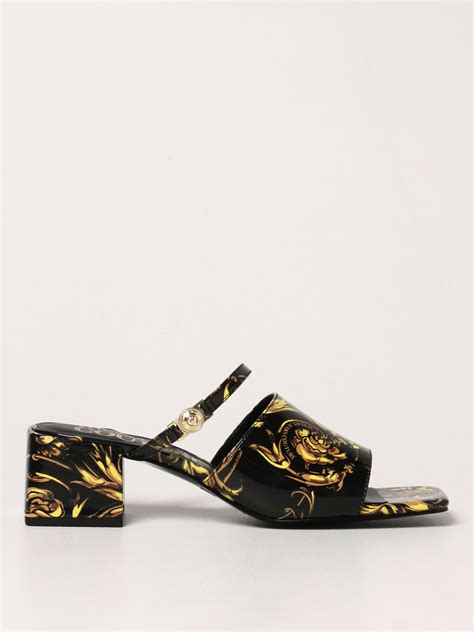 mules versace jeans|Versace Jeans Couture sandals for Women .